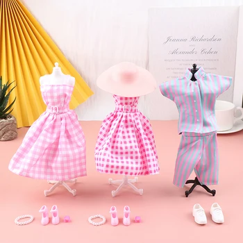 1 комплект 30 см Кукольное платье принцессы Мужская одежда для кукольной пары Одежда для кукол Аксессуары для наряжания Игрушки Подарки для детей