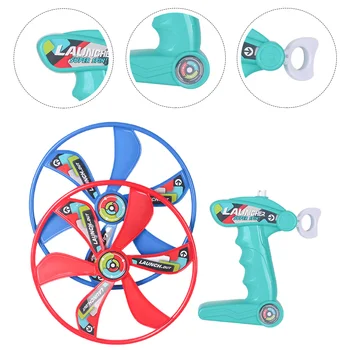 1 комплект креативной летающей тарелки-игрушки, Забавный Летающий диск-игрушка для детей Разного цвета