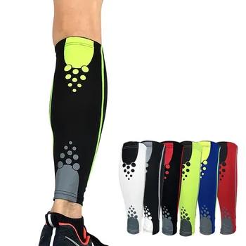 1 Пара баскетбольных футбольных рукавов для ног, компрессионных для икр, для бега, велоспорта, щитков для голени, УФ-защитных футболок для фитнеса.