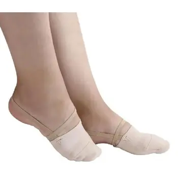 1 пара вязаных туфель для художественной гимнастики Art Professional, Эластичные полуноски, защищающие цвет кожи, Танцевальная обувь для занятий йогой