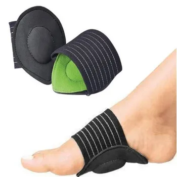1 пара супинаторов, подушечки для ног, Компрессионный массажер для плоскостопия, зеленый, уменьшающий боль при подошвенном фасците, ночной уход за ногами