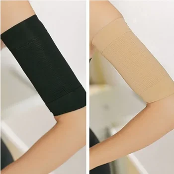 1 пара утягивающих компрессионных бандажей для рук, которые помогают придать форму верхней части рукава, массажная лента для женщин