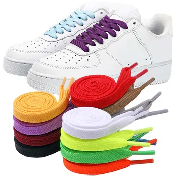 1 Пара широких плоских шнурков для спортивной обуви, шнурки для кроссовок / бегунов, красочные сменные шнурки для обуви