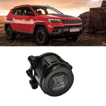 1 шт. Переключатель двигателя автомобиля Кнопка зажигания 5ZR57LXHAA Запасные части для Jeep Compass Renegade 2017-2021 Автомобильные Аксессуары