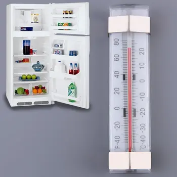 1 шт. Портативный кухонный подвесной холодильник с морозильной камерой, высокоточный традиционный термометр для дома