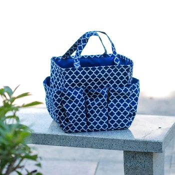 1 шт. Темно-синяя сумка для инструментов в форме четырехлистника, сумка-вешалка для садовых инструментов DOM113177