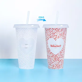 1 штука 700 мл 710 мл 22 унции 24 унции соломенная чашка с крышкой с логотипом кофейная чашка многоразового использования пластиковый стакан с матовой отделкой пластиковый стакан