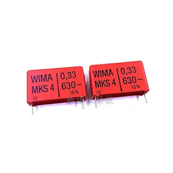 10ШТ/Веймарский Конденсатор WIMA 630V 334 0,33 МКФ 630V 330nF MKS4 Расстояние между ножками 27,5 мм