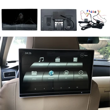 12,5-дюймовый монитор на подголовнике Android 10.0, видеоплеер, сенсорный экран, поддержка WiFi, Bluetooth-совместимая Зеркальная ссылка для Lexus IS300
