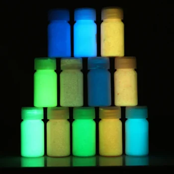12 Цветов, 100 г бутилированной краски для ночного освещения высокой яркости на водной основе, студенческое художественное покрытие с циклической люминесценцией, созданное своими руками