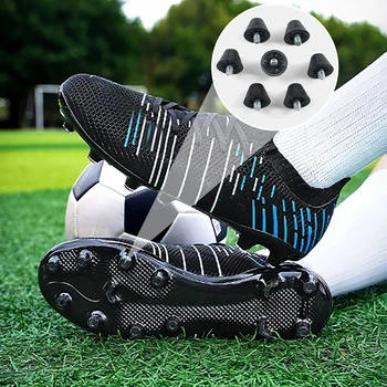 12ШТ шипов для замены футбольной обуви Шипы для футбольной обуви с резьбой 5 мм, гвозди для подошвы спортивной обуви