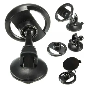1шт Черное крепление на лобовое стекло автомобиля, кронштейн на присоске, держатель для автоаксессуаров с вращением на 360 ° для TomTom XL XXL V2 ONE
