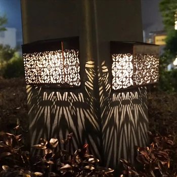 2 комплекта светодиодных солнечных настенных светильников, наружное Водонепроницаемое Ландшафтное освещение для садовой изгороди, солнечный свет, Христианское украшение