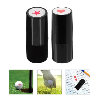 2 шт Уплотнительный креативный штамп Многоразового использования для мячей для гольфа, маркерный инструмент Многоцелевой водонепроницаемый Многофункциональный