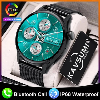 2024 Новые мужские смарт-часы с полным сенсорным экраном IP68, водонепроницаемые спортивные фитнес-часы Bluetooth для Android IOS, женские Мужские смарт-часы