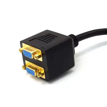 24 + 5-15-контактный VGA стерео видео кабель-разветвитель для проектора/монитора/ноутбука