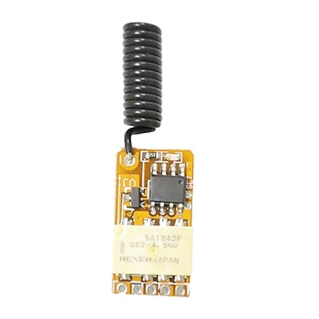 2X кнопочных мини-реле с радиочастотным контактом Беспроводные переключатели DC3.7V-12V 433 МГц 