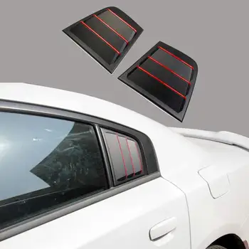 2ШТ Жалюзи на боковые стекла, Вентиляционное отверстие, Шторы, Жалюзи, Матовая панель для Зарядного устройства 2011-2021, Автоаксессуары