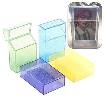 3-дюймовый Прозрачный ящик для хранения канцелярских принадлежностей Kawaii Blingbling, держатель для фотокарточек, футляр-контейнер, альбомы Idol, коробка для хранения фотографий