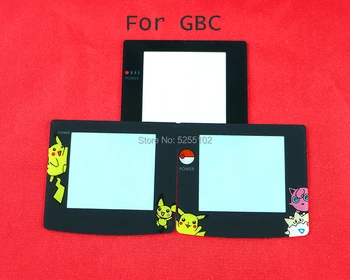 30 шт./лот Мультяшные Паттенсы Пластиковая Защита линз для GameBoy Цветной экран пластиковая зеркальная панель игровая консоль Для Nintend GBC