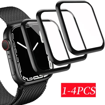 3D Защитная пленка для экрана Apple Watch Ultra 8 49 мм 40 ММ 44 Мм 42 38 41 Мм 45 мм Пленка из не закаленного мягкого Стекла Для iWatch 8/7/6 / SE / 5 /4