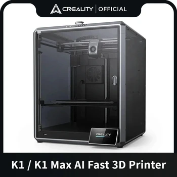 3D-принтер CREALITY K1 Max / K1 со скоростью печати 600 мм /С, Стабильная Рамка, Закрытая камера, Двойной Вентилятор, Экструдер с Прямым приводом, 3D-принтер