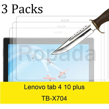 3ШТ Стеклянная защитная пленка для планшета lenovo 4 10/tab 4 10 plus защитная пленка