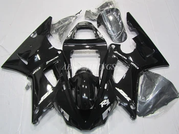 4 подарка, новый комплект обтекателей для мотоциклов ABS, подходит для YAMAHA YZF-R1 2000 2001 00 01, комплект кузова, черный