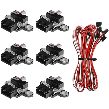 6 шт. мини-концевых выключателей с 3-контактным кабелем длиной 1 м для 3018-Prover/3018-MX3/3018-Prover Mach3