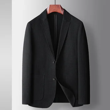 6119-R-Мужской костюм с короткими рукавами, мужской вышитый лацкан, корейская версия тренда simple 1 мужская одежда