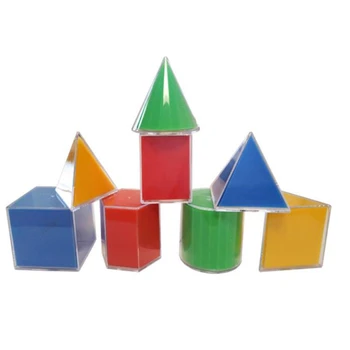 8 шт. геометрическая модель, разбирающая куб, цилиндр, конус, игрушка, математические ресурсы, обучающие образовательные