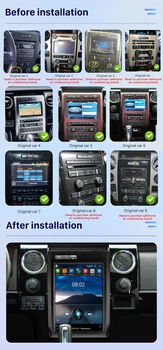 Android 12 Для Ford Raptor F150 2008-2014 Автомобильный Радиоприемник DSP AHD 4G WIFI Беспроводной Carplay Авто BT Плеер Мультимедиа Видео Стерео