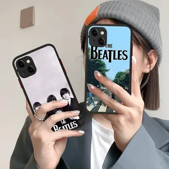 Band T-The B-Beatles Чехол для телефона iPhone 14 11 12 13 Mini Pro Max 8 7 Plus X XR XS MAX Полупрозрачный Матовый Чехол