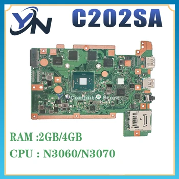 C202SA Материнская Плата Для Ноутбука ASUS C202S C202 N3050 N3060 2G Или 4G RAM 16G 32G SSD Материнская Плата 100% Тест В порядке
