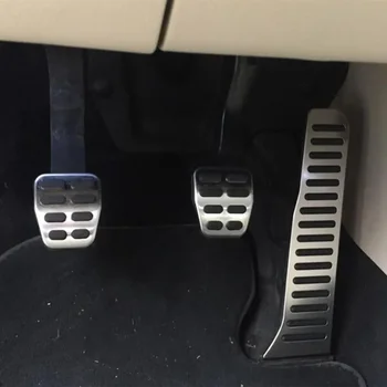 Color My Life Автомобильные накладки на педаль топливного газа из нержавеющей стали, подставка для ног, педали, чехол для Volkswagen New Jetta MK6 2013-2016