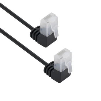 CY Ultra Slim Кабель Ethernet Cat6 RJ45 с углом наклона 25 см, сетевой кабель UTP, патч-корд