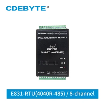 E831-RTU (4040R-485) Цифровое Количество 8-Канальный Цифровой Входной Релейный выход Modbus RTU Контроллер ввода-вывода с сухим контактом