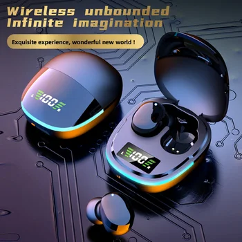 G9S Bluetooth Гарнитуры TWS Водонепроницаемые Спортивные Наушники Со Светодиодным Цифровым Дисплеем Мини Беспроводные Наушники-Вкладыши Сенсорные Наушники С микрофоном