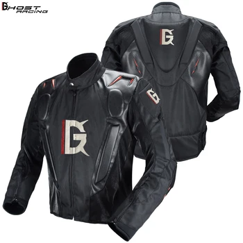 GHOST RACING мотоциклетная гоночная одежда, куртка для верховой езды, защита от падения 