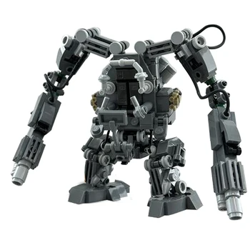 Gobricks MOC Ideas Movie The Matrixed-Робот APU Mech Robot Set Строительные Блоки Модель Боевых Действий Игрушки с Оружием для Детей Подарки