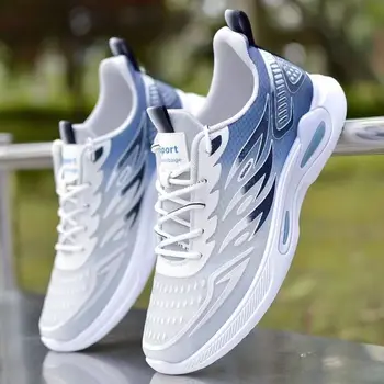 GOOHOJIO Легкие мужские кроссовки для бега 2023, мужские дизайнерские сетчатые повседневные кроссовки на шнуровке, мужские теннисные туфли для спорта на открытом воздухе