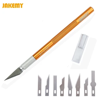 JAKEMY Arts Crafts Разделочный нож для фруктов, кулинарных изделий, скульптур, гравировальный нож, ручные инструменты для ремонта печатных плат и телефонов