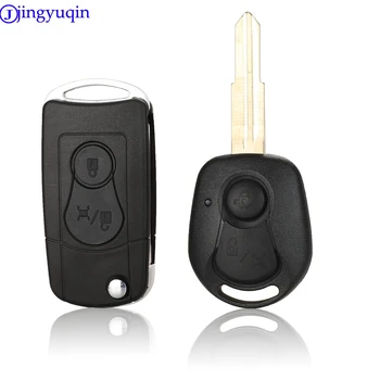 jingyuqin Remote Flip Складной чехол для ключей от автомобиля, чехол-накладка для Ssangyong Actyon SUV, 2 кнопки