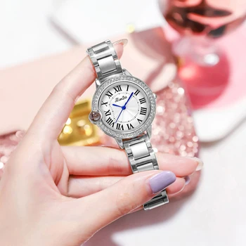 JLANDA Новые модные кварцевые часы для женщин, роскошные водонепроницаемые женские наручные часы Relogio Feminino из нержавеющей стали, повседневные женские часы Relogio Feminino