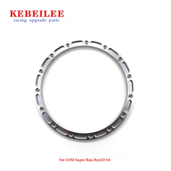 KEBEILEE Алюминиевое внутреннее кольцо Beadlock с ЧПУ для колеса LOSI Super Baja Rey2.0 1/6