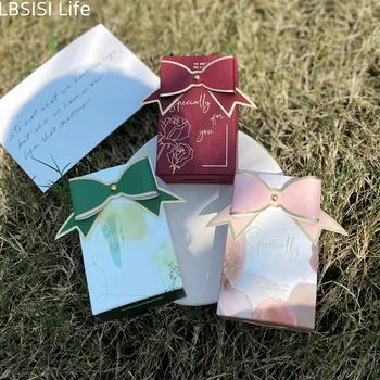 LBSISI Life-Креативная упаковка в коробку конфет горячим тиснением, Подарок для шоколадных закусок, Свадебная встреча, Детский Душ, Украшение на День рождения, 20шт