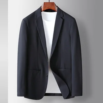 Lin3427-Мужские деловые костюмы Черный, Приталенный, Серый