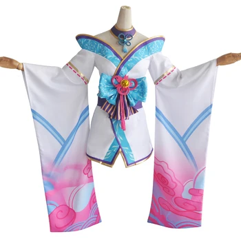LOL Spirit Blossom, Девятихвостая лиса, Кимоно Ари, платье Юката, игры, костюмы для косплея