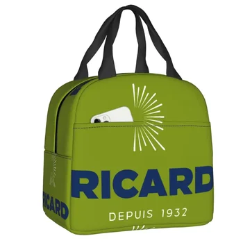 Marseille France Ricard Aperitif Anise, Изолированная сумка для ланча для женщин, портативный термоохладитель, коробка для бенто для детей, школьников