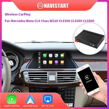 NAVISTART Беспроводной CarPlay Android Auto для Mercedes Benz CLS Class W218 CLS300 CLS350 CLS500 2011-2017 Зеркальная Ссылка AirPlay